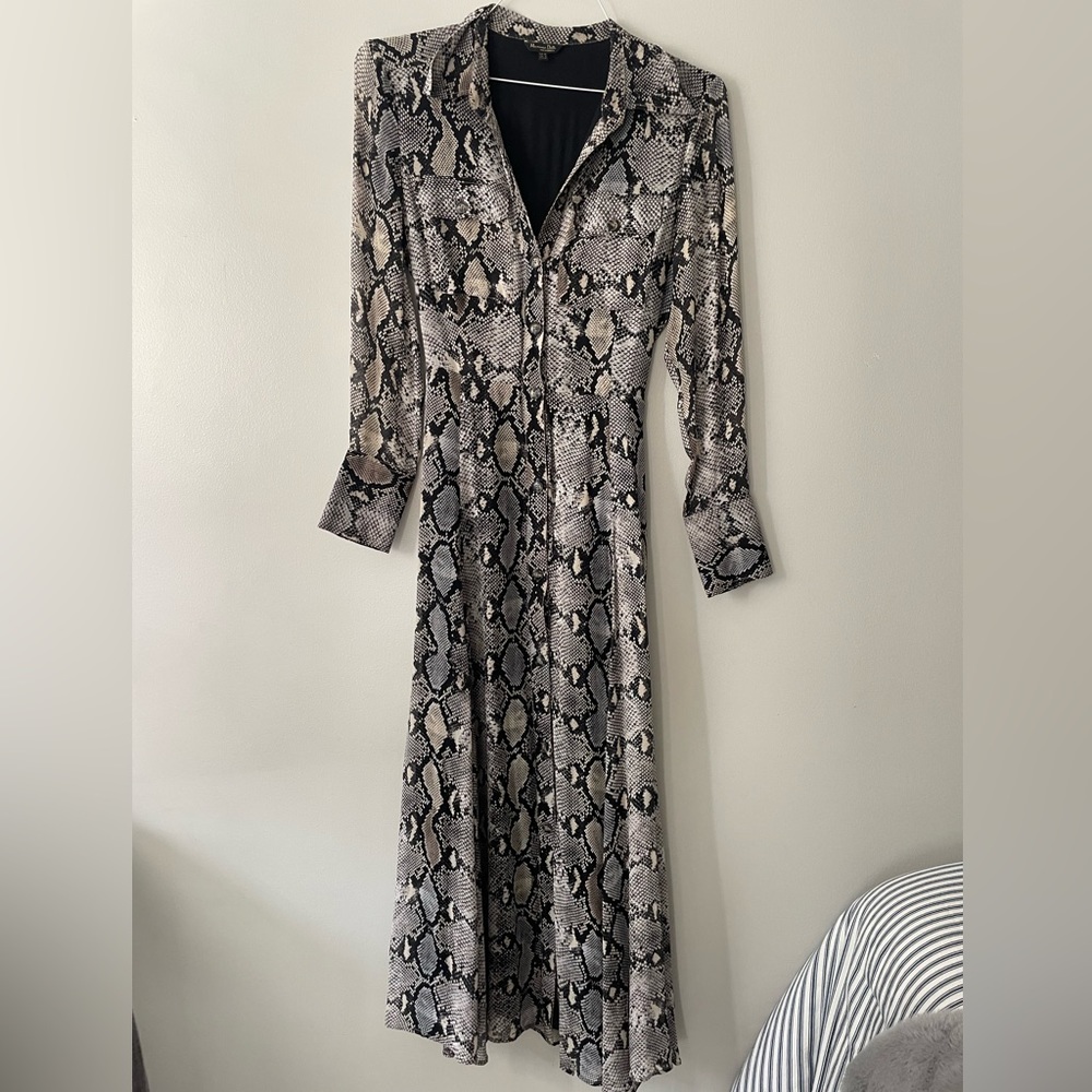 Snake skin dress